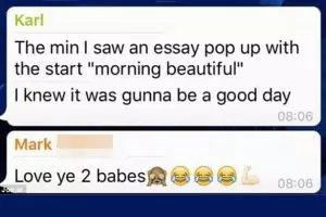 Pria ini malu banget, mau chat pacar malah salah kirim ke grup WA