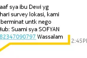 Bosan dapat sms 'sudah survey lokasi' penipu ini dapat balasan menohok