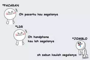 28 Meme beda pacaran, LDR & jomblo ini bikin ketawa sekaligus miris!