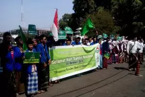 Tak hanya kirab, kemeriahan Hari Santri juga dirayakan di medsos