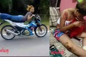 25 Meme kocak pengendara motor di Indonesia yang bikin ketawa mules