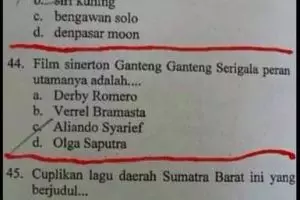 20 Foto soal ujian sekolah yang bikin geleng-geleng kepala