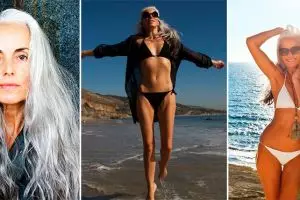 17 Foto keren Yasmina Rossi, nenek cantik penakluk industri mode