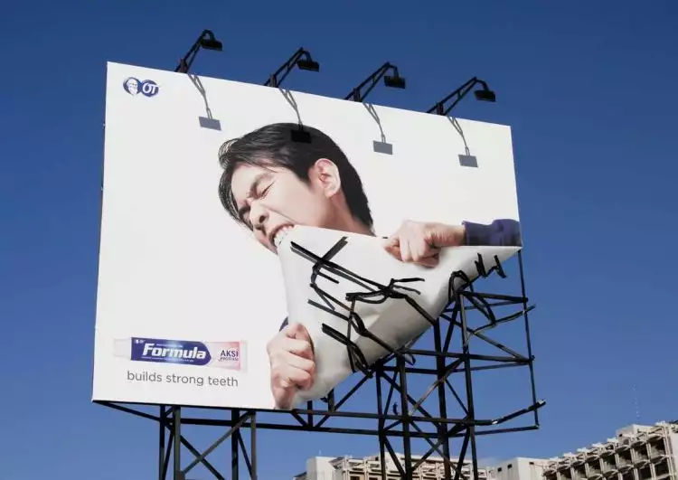 10 Iklan billboard keren dan kreatif, dua di antaranya di Indonesia