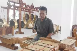 Tak pernah belajar gamelan, kini Legiyono jadi eksportir gamelan