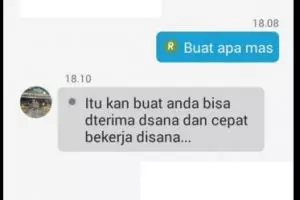Dijanjikan pekerjaan tapi dimintai sejumlah uang, Intan naik pitam!