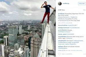 15 Foto selfie ala Arief Fandy ini bikin kakimu gemeteran