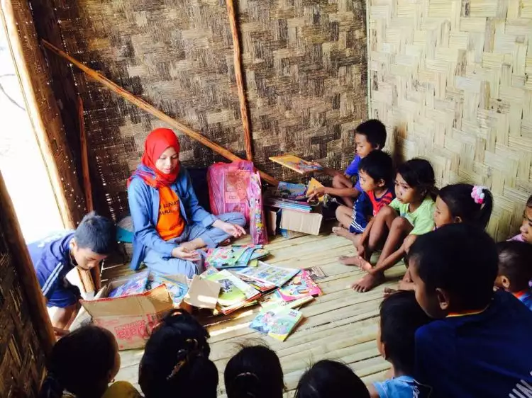 Lewat Ruang Mimpi, Aikha berikan les gratis bagi anak daerah terpencil