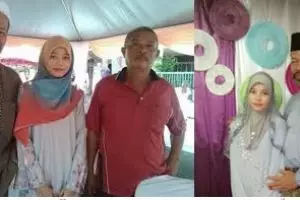 Gadis 18 tahun ini menikah dengan gurunya berusia 52 tahun