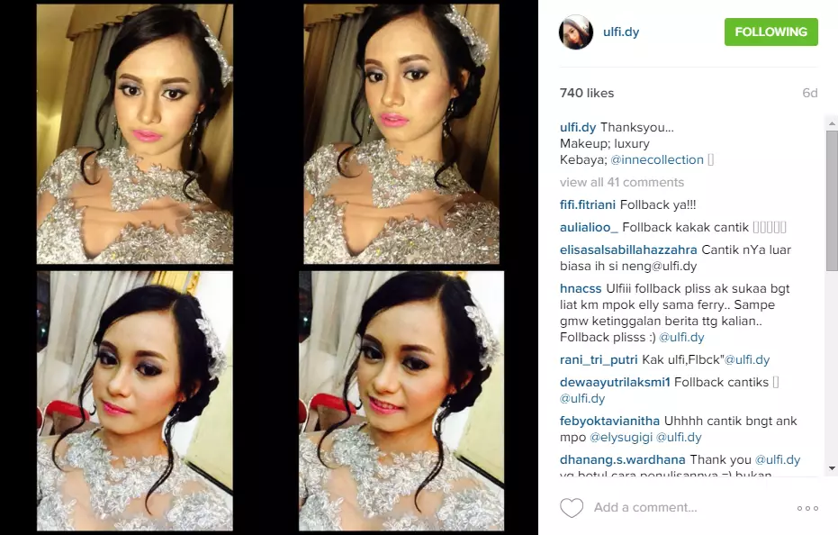 Wajah ayu putri Elly Sugigi bikin hatimu klepek-klepek, benar nggak? 