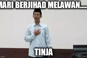 Ustadz ini mengajak berjihad melawan tinja