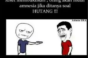 30 Meme kocak soal utang ini bakal bikin kamu ngakak dan geli sendiri