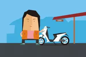 Tukang ojek ini tak tahu penumpangnya sudah 'turun', kok bisa? 