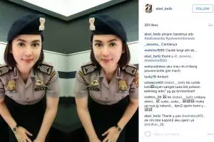 21 Polwan cantik ini dijamin bikin hati pria berdesir tak karuan, aw!