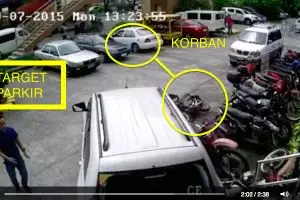Mobil sih keren, Pajero, tapi sampai ganti sopir gak bisa parkir