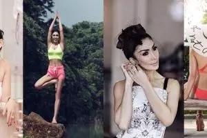 15 Gaya Junita Liesar, sosialita cantik usia 45 tahun bergaya remaja