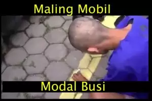 Bermodal busi bekas pencuri bisa gasak seluruh isi mobil 