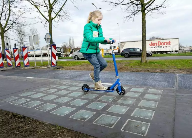 Jalur sepeda di Belanda jadi pembangkit tenaga listrik