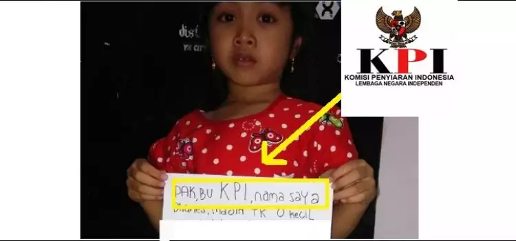 Bocah TK kirim surat terbuka ke KPI, protes tayangan TV Indonesia!