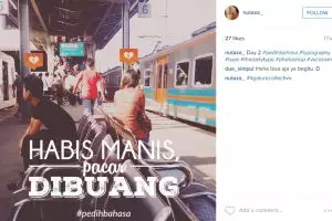 Pedihbahasa, pelesetan peribahasa yang bikin makjleb di hati!