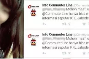 Kirim tweet ke akun Commuter Line gadis ini malah jadi candaan netizen