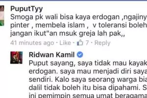 Ridwan Kamil ke netizen: Kenapa kamu masih haha hihi pake FB Yahudi