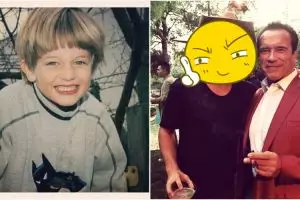 10 Foto transformasi anak Terminator, sekarang ganteng banget