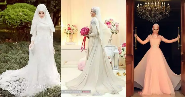 Buat hijabers, inspirasi baju pengantin ini bikin ingin nikah!