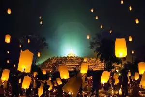 Rayakan Tahun Baru, 2.016 lampion bakal dilepas di Candi Borobudur