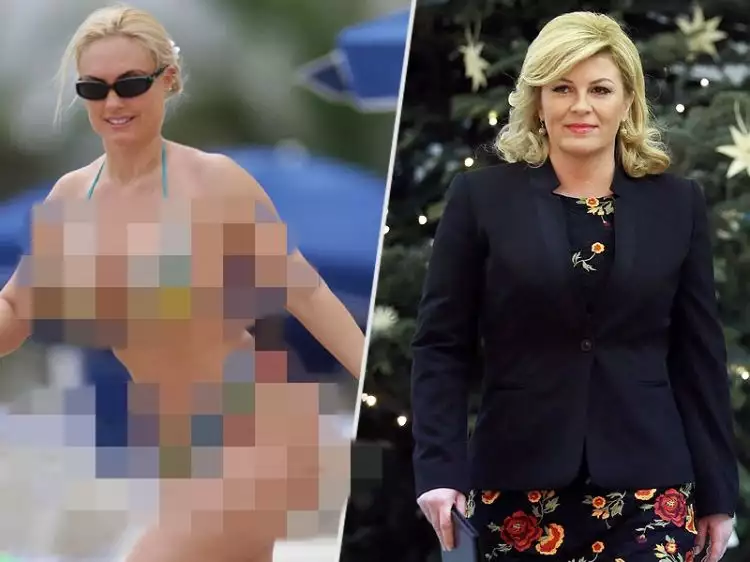 Foto viral Presiden Kroasia saat pakai bikini ternyata hoax