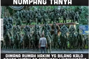 10 Meme kecam Hakim Parlas Nababan soal bakar hutan, bikin kamu geram!