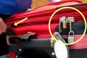 Cara ini biasa digunakan pencuri bobol tas koper bergembok