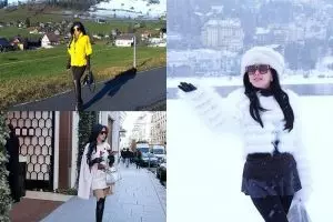 Kumpulan video Syahrini saat liburan ke luar negeri, cetar membahana!