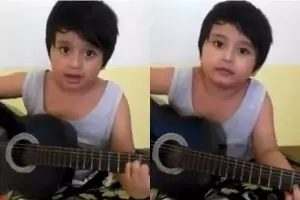 VIDEO: Ini calon musisi masa depan, bocah ganteng musikalitas tinggi!