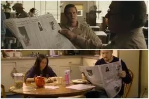 Koran edisi yang sama dipakai dalam puluhan film berbeda, mengherankan