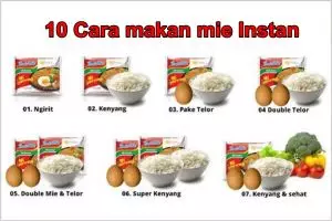 10 Cara orang Indonesia menikmati mi instan, kamu yang mana?
