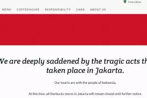 Bukti #KamiTidakTakut, hari ini Starbuck di Jakarta kembali buka