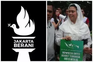Aksi di Sarinah, massa kirim pesan berbahasa arab untuk ISIS