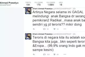 Kicauan baru Ahmad Dhani soal gerakan teroris picu kontroversi baru