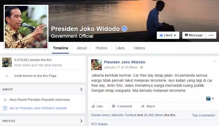 Jokowi lima besar pemimpin paling disukai di dunia 