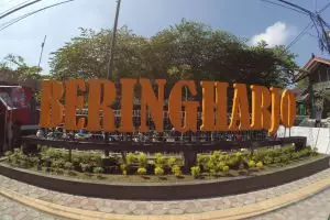 Nggak cuma di mal, kini pasar tradisional pun punya taman selfie!