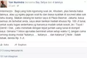 Sayembara ini berhadiah Rp 100 juta & syaratnya mudah, berani coba?