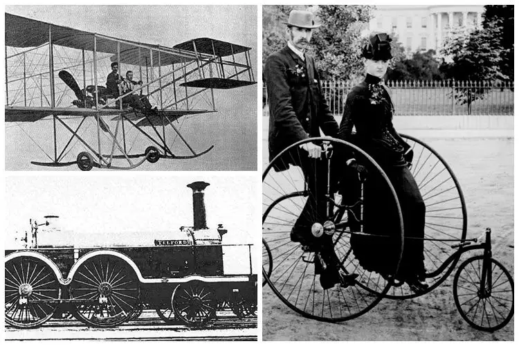  Sepeda, kereta api, & pesawat terbang ternyata tercipta di hari sama