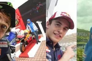 Plesiran ke Malaysia, Avifah Ve histeris jumpa Márquez & Rossi