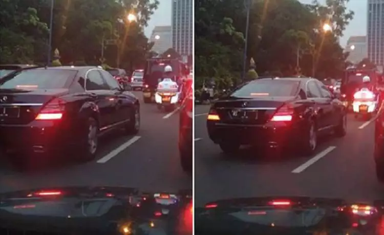 Melaju di tengah kemacetan, mobil Jokowi tak pakai sirine
