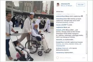 Foto Irfan Hakim ketika umroh bikin ribuan netizen nangis, kenapa ya?