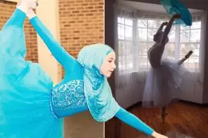Kenalin Stephanie Kurlow, balerina cantik & berhijab pertama di dunia