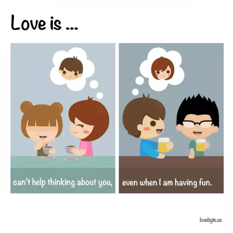 21 Ilustrasi yang menggambarkan arti cinta sesungguhnya, so sweet!