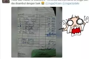 Buset! Makan di emperan Malioboro bisa habis hampir Rp 500.000
