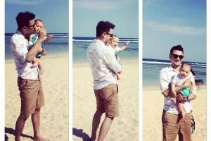 14 Artis ganteng Indonesia gendong anak ini bikin hati berdesir, aw!